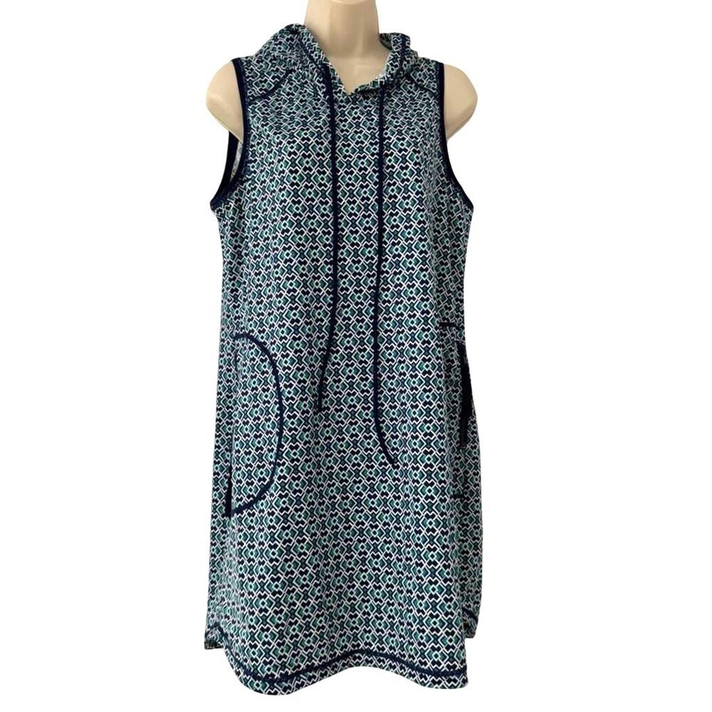 Tommy Bahama Island Active Womens Hooded Athleisure Resort Swim Dress Cover sz M - Picture 9 of 16